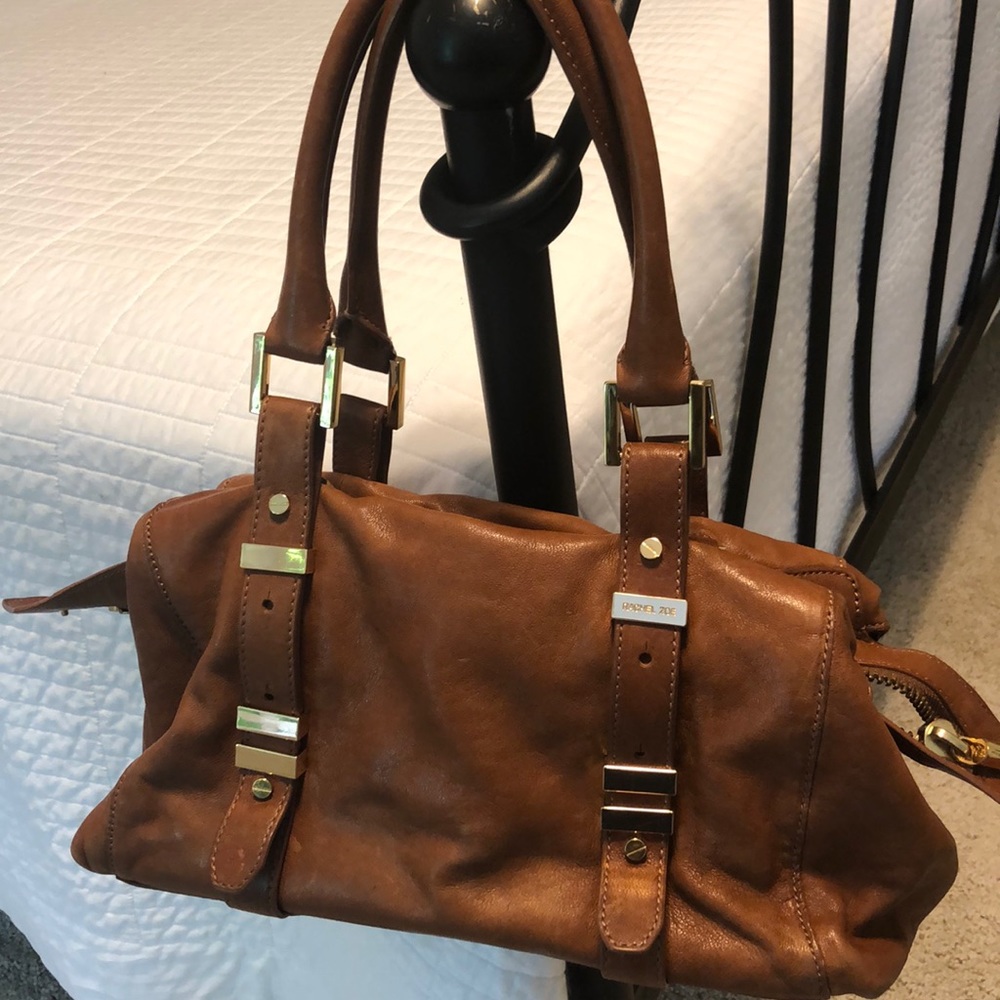 Authentic Rachel Zoe leather satchel